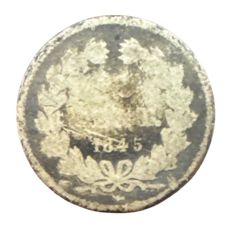 1/2 Franc Louis Philippe I - 1845 B Rouen - B