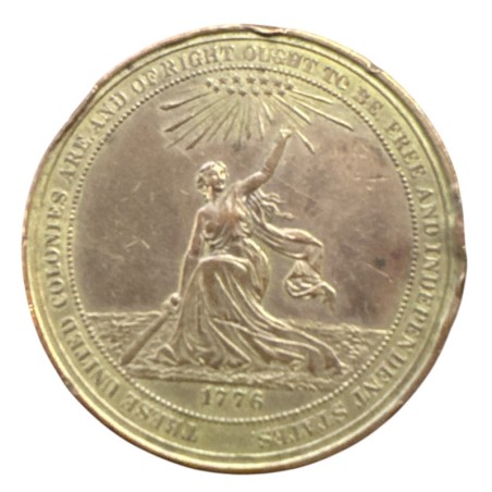 Médaille - Exposition du centenaire des États-Unis - 1876 - cuivre - 38mm - TTB