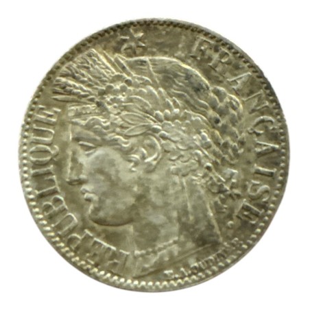Broche - 1 Franc Cérès - 1871 - argent - TTB