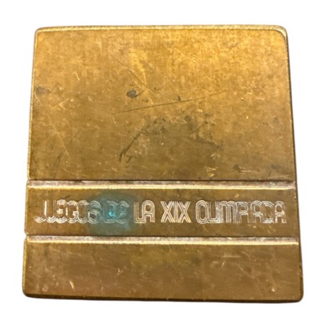 Médaille - Jeux Olympiques 1968 Mexico - bronze 50x50 mm - TTB+