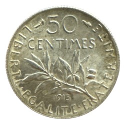 Investissement - 50 Cts Semeuse - 2,50g argent 0,835