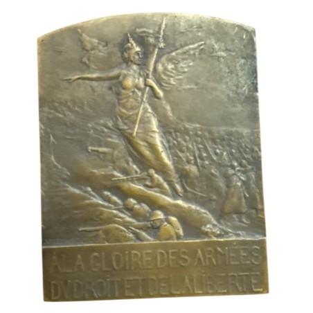 Médaille - A la gloire des armées - du droit et de la liberté - bronze - Legastelois - avec écrin
