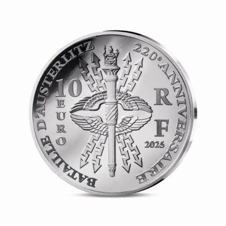 10 Euro 2025 - 220 ans bataille Austerlitz - argent Belle épreuve