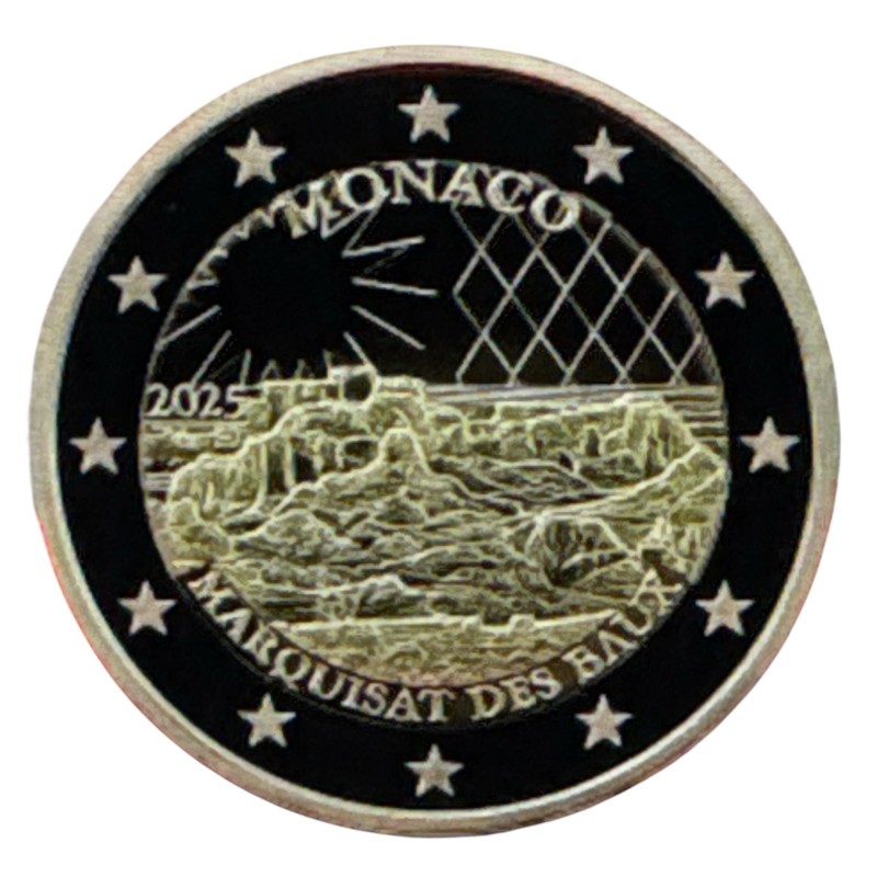 Monaco - 2 Euro 2025 - Marquisat des baux - Belle épreuve