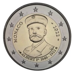 2€ Monaco 2022 - Albert 1er - Belle épreuve - 15.000 ex