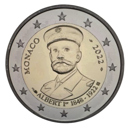 2€ Monaco 2022 - Albert 1er - Belle épreuve - 15.000 ex