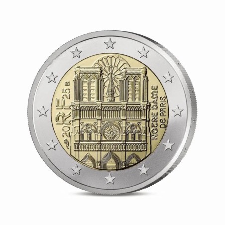 2€ France 2025 - Notre-dame de Paris - Brillant Universel