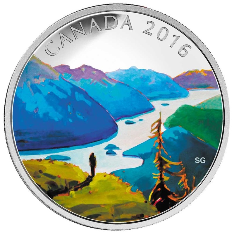 Canada - 20 Dollars 2016 - Sommet paysage Canadien - argent 31,83g