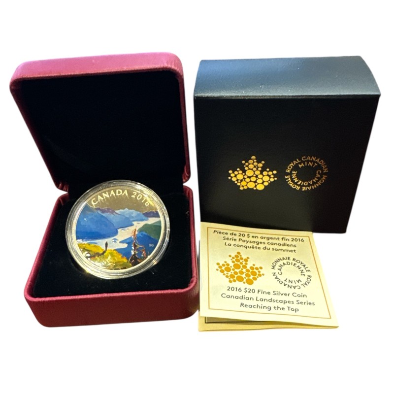 Canada - 20 Dollars 2016 - Sommet paysage Canadien - argent 31,83g