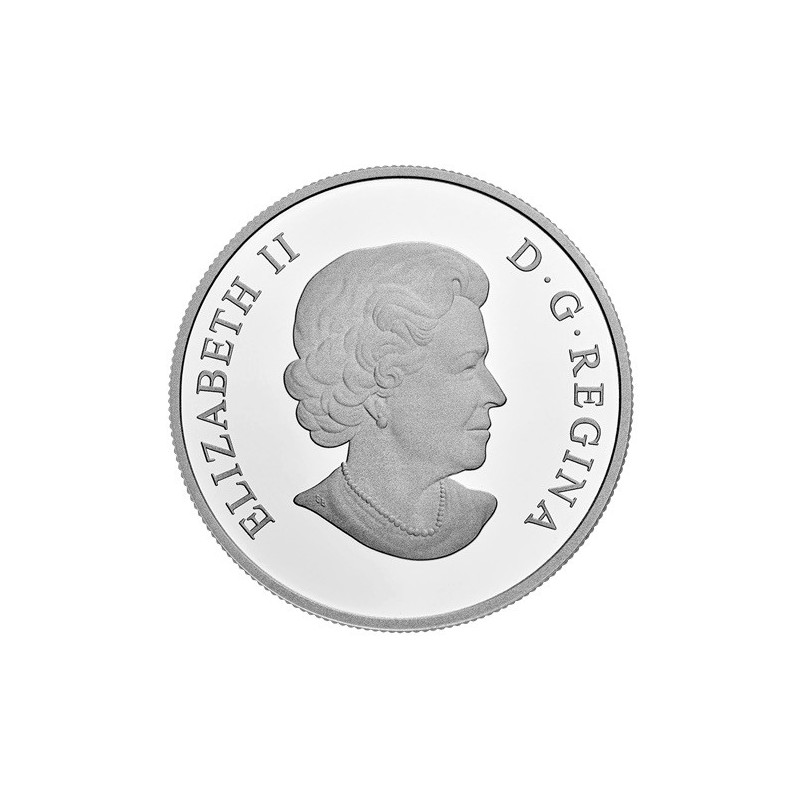 Canada - 20 Dollars 2016 - La feuille d'érable - art et géométrie - argent 31,83g