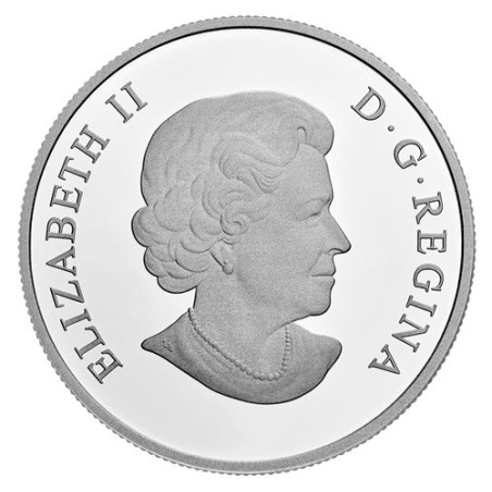 Canada - 20 Dollars 2016 - La feuille d'érable - art et géométrie - argent 31,83g