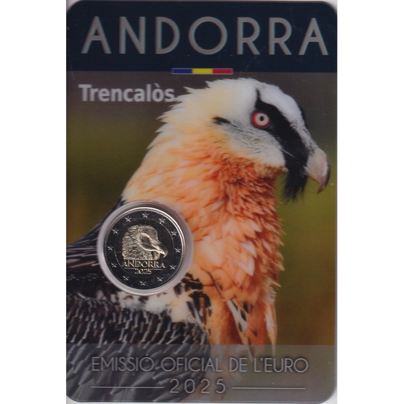 Andorre - 2 Euro 2025 - Gypaète barbu