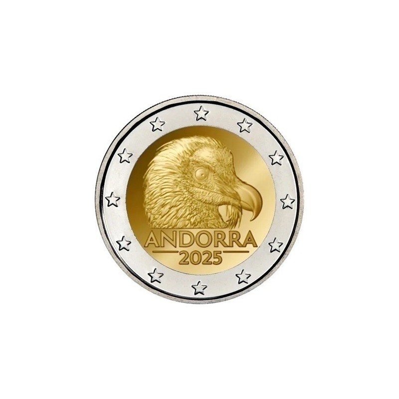 Andorre - 2 Euro 2025 - Gypaète barbu