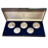 Russie - Coffret 5 monnaies 1978 Argent - Jeux Olympique Moscou 1980 - FDC