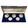 Russie - Coffret 6 Monnaies - 1977 - JO Moscou 1980 - argent 133g - FDC 