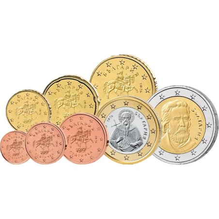 Bulgarie - Série 8 Pièces Euro 2026 - 1 Cent à 2 Euro - Nouveau pays
