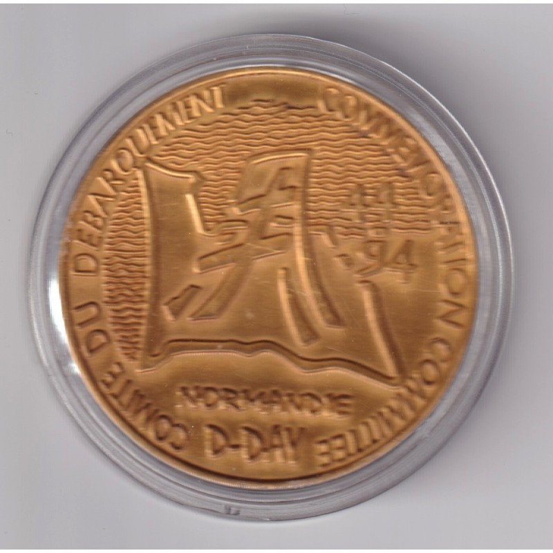 Médaille - Jubilé de la liberté - 1944-1994 - D-DAY - cuivre - 41mm