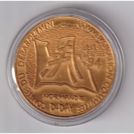 Médaille - Jubilé de la liberté - 1944-1994 - D-DAY - cuivre - 41mm