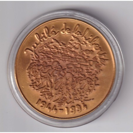 Médaille - Jubilé de la liberté - 1944-1994 - D-DAY - cuivre - 41mm