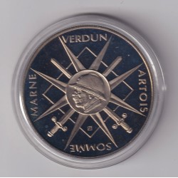 Médaille - Foch et Clémenceau - 1918-1998 - WWI - cupronickel - 41mm 2