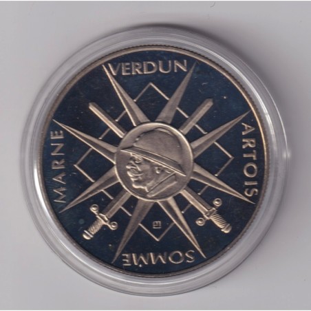 Médaille - Foch et Clémenceau - 1918-1998 - WWI - cupronickel - 41mm