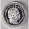 Médaille - Réplique Double vereins thaler 1857 - cuivre argenté - 40mm - flan bruni