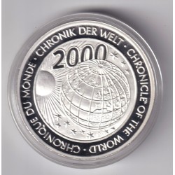 Médaille - Année internationale de la terre - 2008 - cuivre argenté - Flan bruni 2