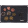 Autriche - Coffret 8 Monnaies - 1 Cent à 2 euro années mélangées - avec la 2€ commemo 2005