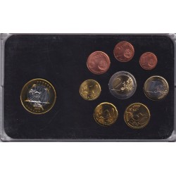 Malte - Coffret 8 Monnaies - 1 Cent à 2 euro 2008 - + 1 Euro essai Malte 2004 De la valette -  50.000 ex 2