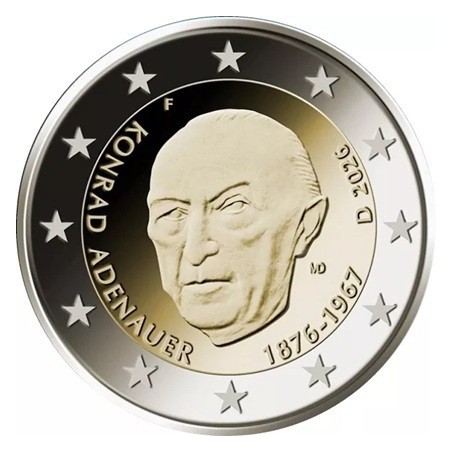  2€ Allemagne 2026 - Konrad Adenauer