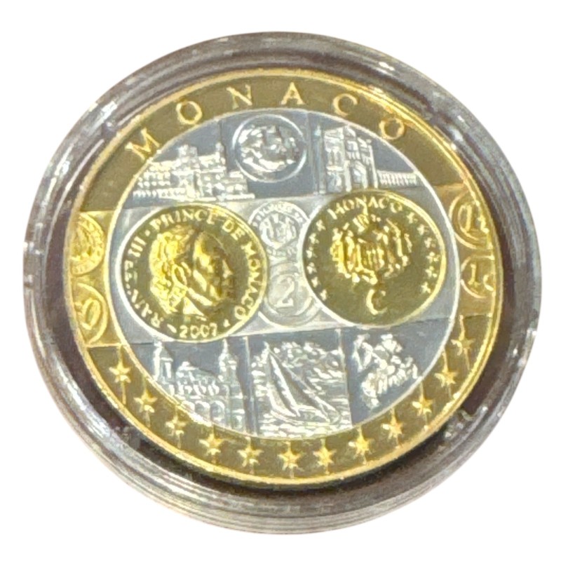 Médaille - Frappe hommage Euro - Monaco - Europa - argent 20g 0,999