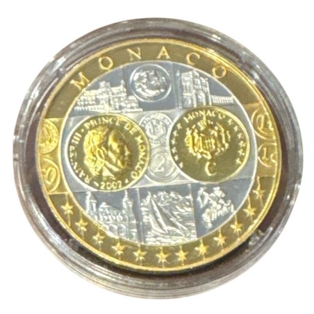 Médaille - Frappe hommage Euro - Monaco - Europa - argent 20g 0,999