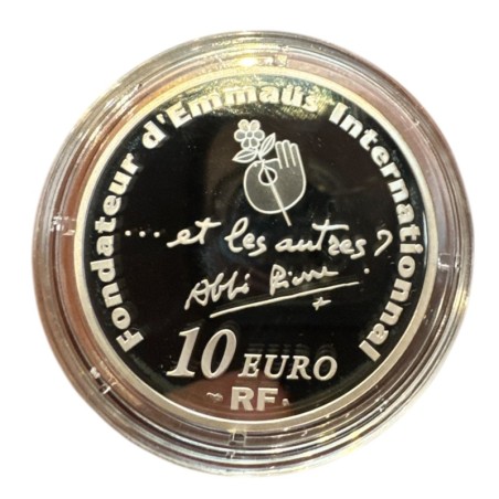 10 Euro 2012 - Abbé Pierre - argent 22,2g 0,900 - Belle épreuve