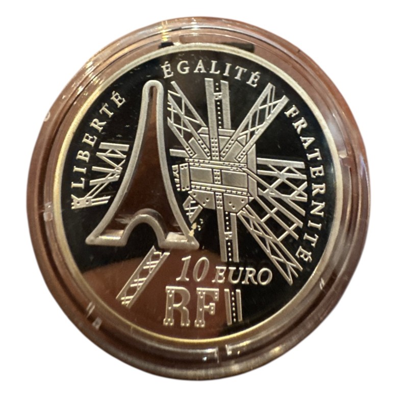 10 Euro 2009 - Gustave Eiffel - argent 22,2g 0,900 - Belle épreuve