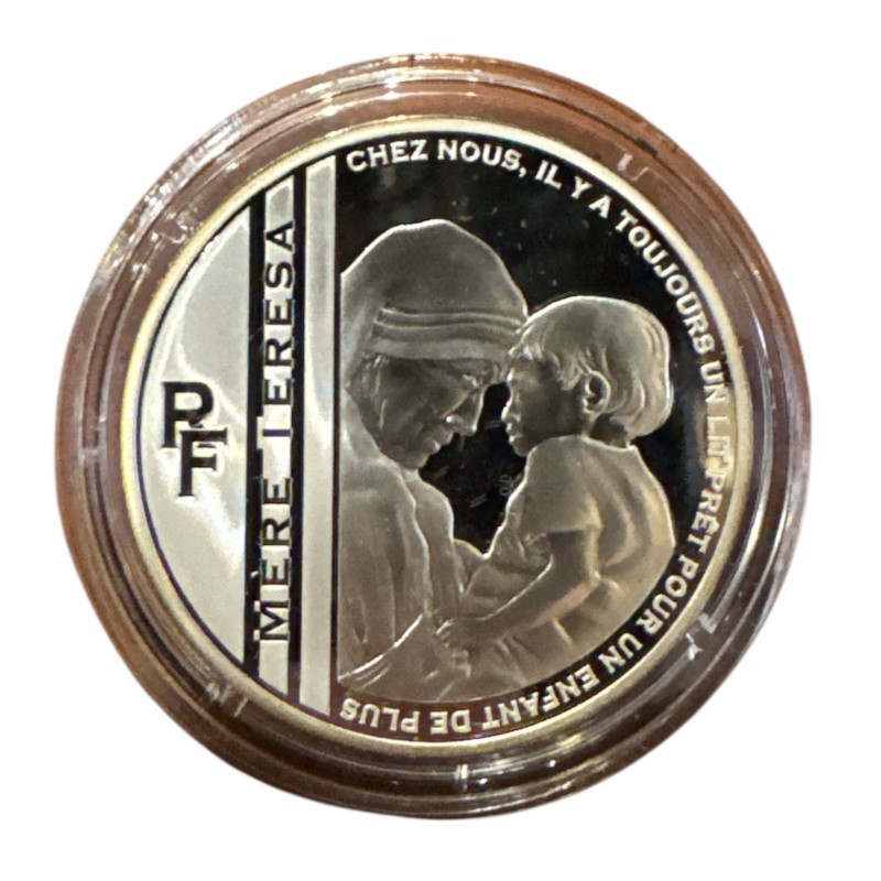 10 Euro 2010 - Mère Thérèsa - argent 22,2g 0,900 - Belle épreuve