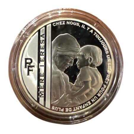 10 Euro 2010 - Mère Thérèsa - argent 22,2g 0,900 - Belle épreuve
