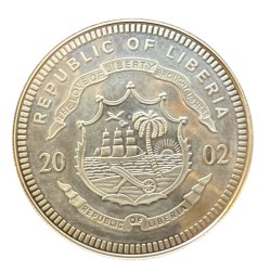 Libéria - 20 Dollars 2002 - Eleftherios Venizelos - argent BE 2