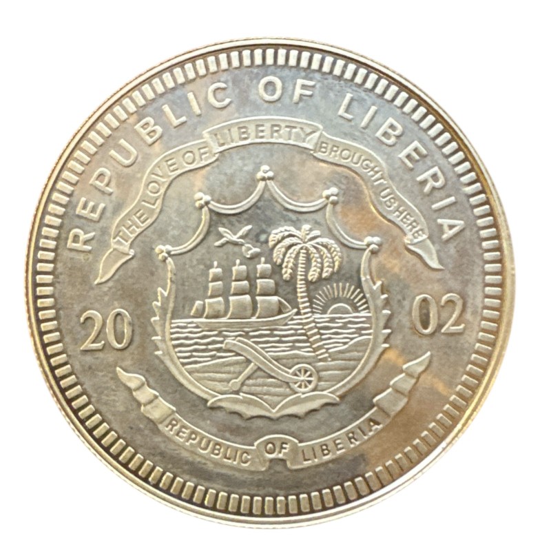 Libéria - 20 Dollars 2002 - Eleftherios Venizelos - argent BE