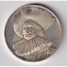 Médaille - Le cavalier rieur - 1624 Frans Hals - Les 100 plus grands chefs-d'oeuvre - argent 65g 0,800 - 50,5mm - SUP
