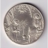 Médaille - L'annonciation - 1333 - Simone Martini - Les 100 plus grands chefs-d'oeuvre - argent 65g 0,800 - 50,5mm - SUP