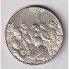 Médaille - Le moulin de la galette - 1876 - pierre auguste Renoir - Les 100 plus grands chefs-d'oeuvre - argent 65g 0,800 - 50,5
