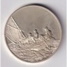 Médaille - La brise de lève - 1876 - Winslow Homer - Les 100 plus grands chefs-d'oeuvre - argent 65g 0,800 - 50,5mm - SUP