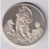 Médaille - La madone sixtine - 1513-1514 - Raphael - Les 100 plus grands chefs-d'oeuvre - argent 65g 0,800 - 50,5mm - SUP
