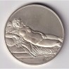 Médaille - La vénus d'Urbain - 1538 - Titien - Les 100 plus grands chefs-d'oeuvre - argent 65g 0,800 - 50,5mm - SUP