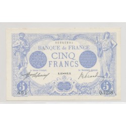 5 Francs Bleu - 12.11.1912