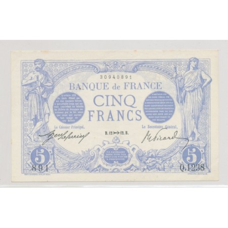 5 Francs Bleu - 12.11.1912