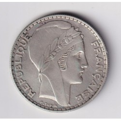 20 Francs Turin - 1933 - rameaux courts - TTB 2