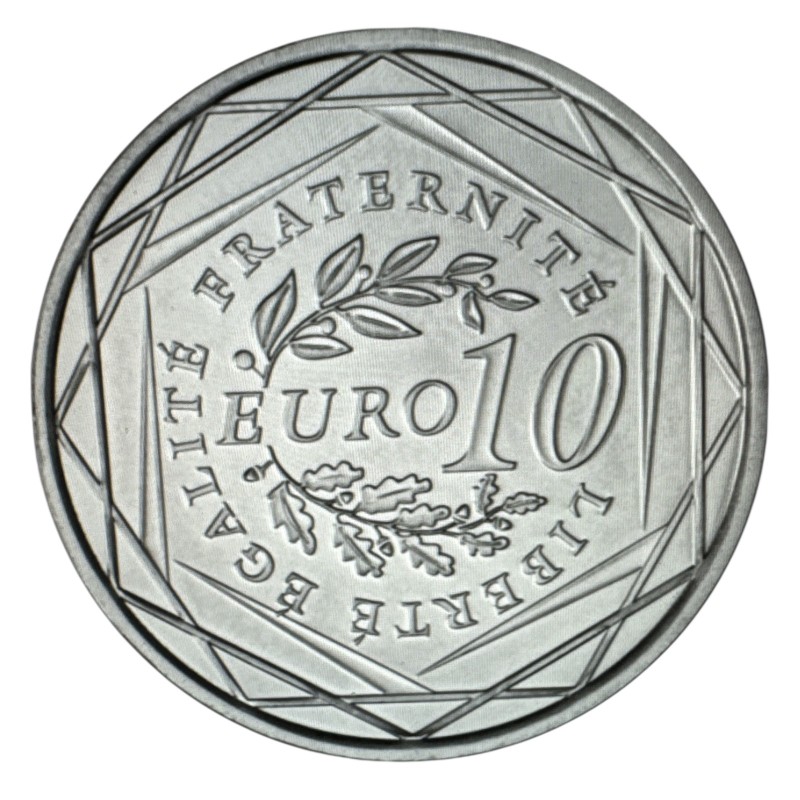 10 Euro 2010 -  Ile de France - argent 10g 0,900 - Euro des Régions - SUP