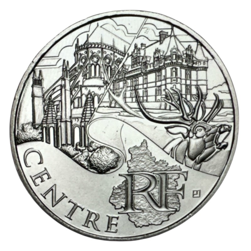 10 Euro des Régions - Centre - 2011 - argent 10g 0,500 - SUP
