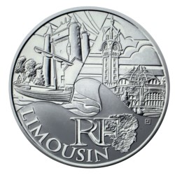10 Euro des Régions - Limousin - 2011 - argent 10g 0,500 - SUP